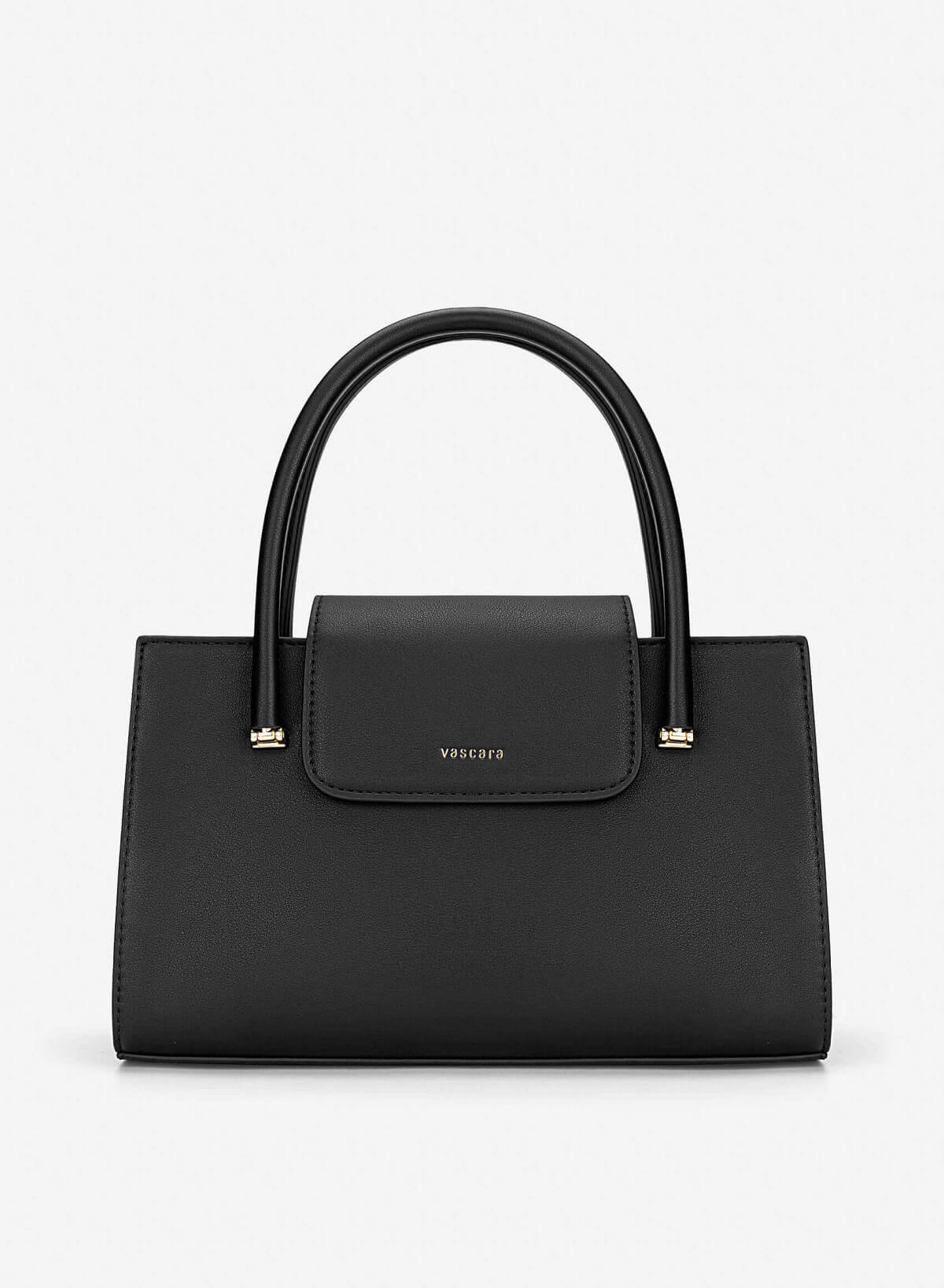 Metal Strap Saddle Bag - SAC 0339 - Black - VASCARA