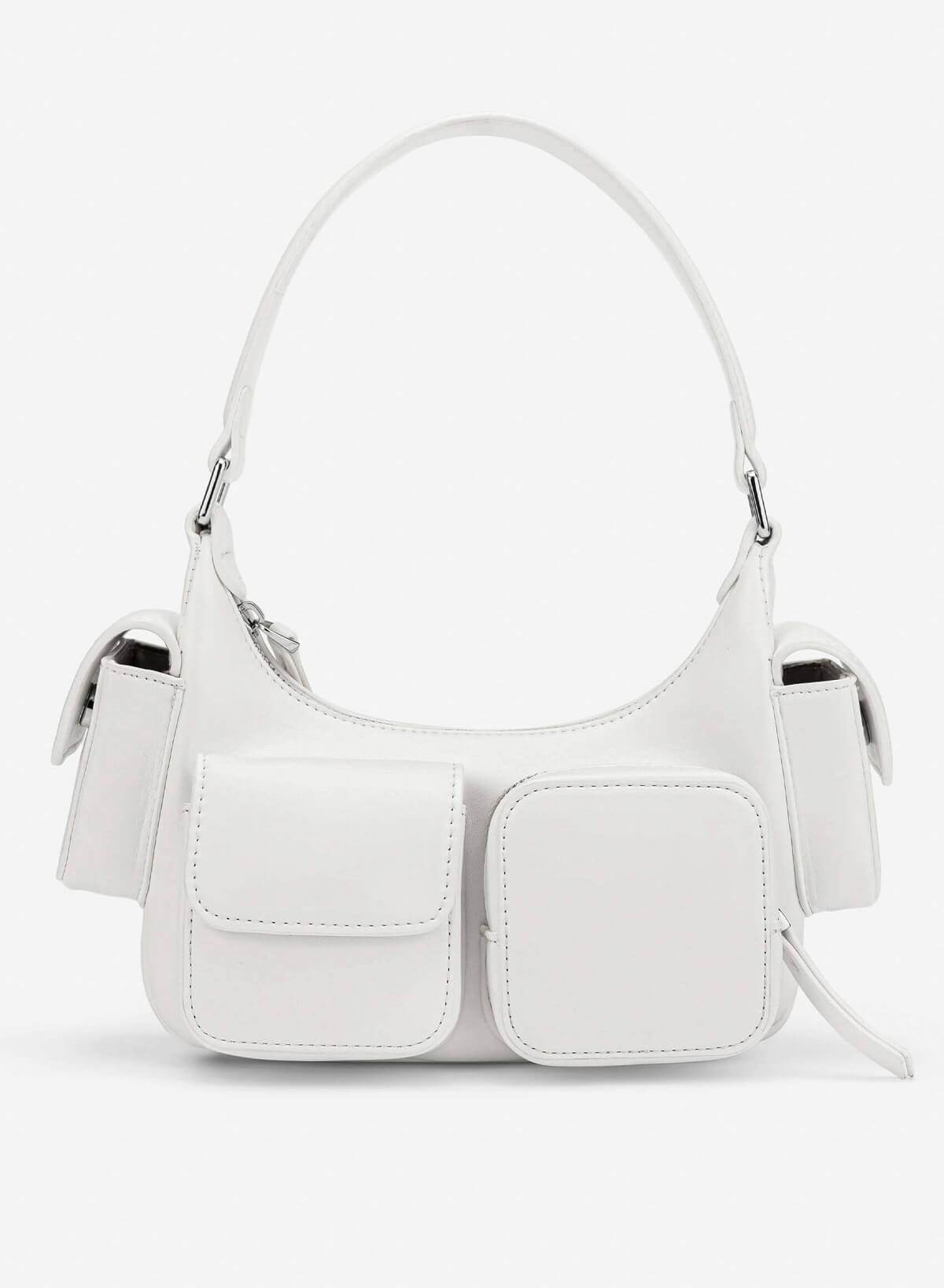 Mini Pocket Shoulder Bag - TTE 0181 - White - VASCARA