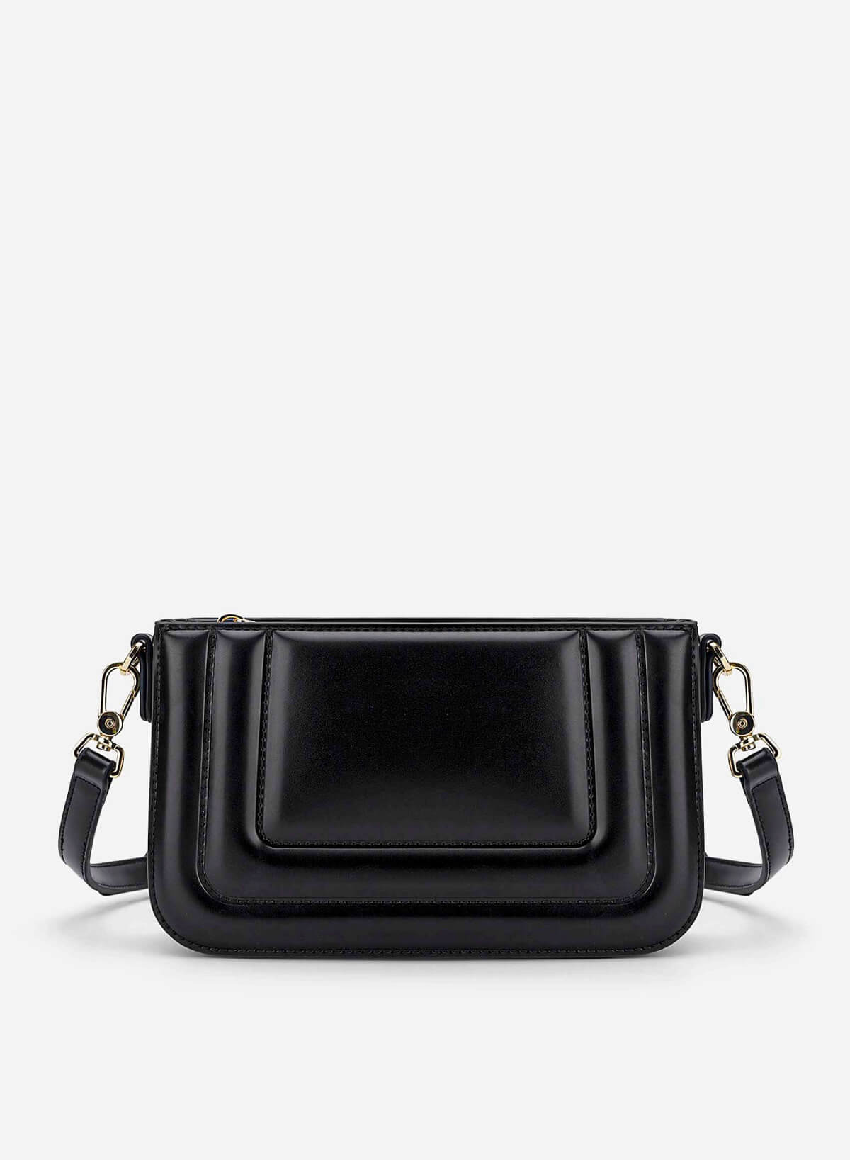 Padded Crossbody Bag - MES 0266 - Black - VASCARA