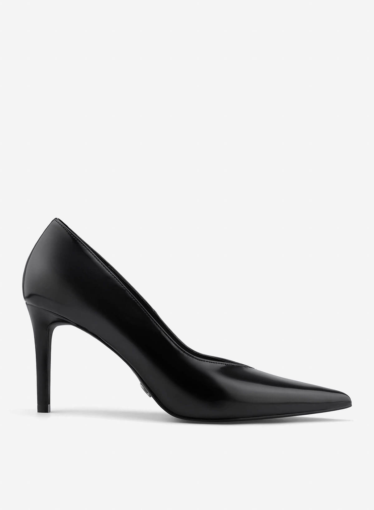 Pointed Toe Stiletto Heel Pumps - HIG 0717 - Black - VASCARA