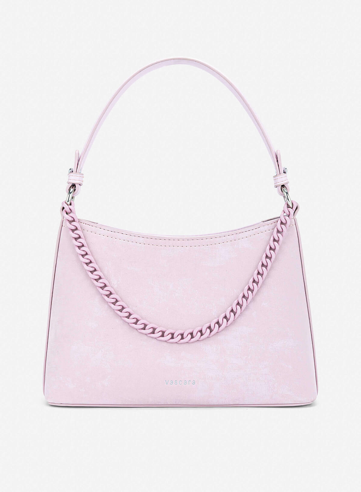 Tone-on-tone Chain Bucket Bag - TTE 0195 - Purple - VASCARA