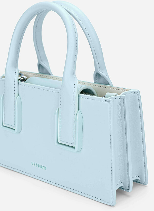 Tubular Strap Handbag - TTE 0190 - Mint - VASCARA