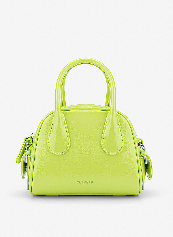 Tubular Strap Mini Handbag - TTE 0197 - Light Green