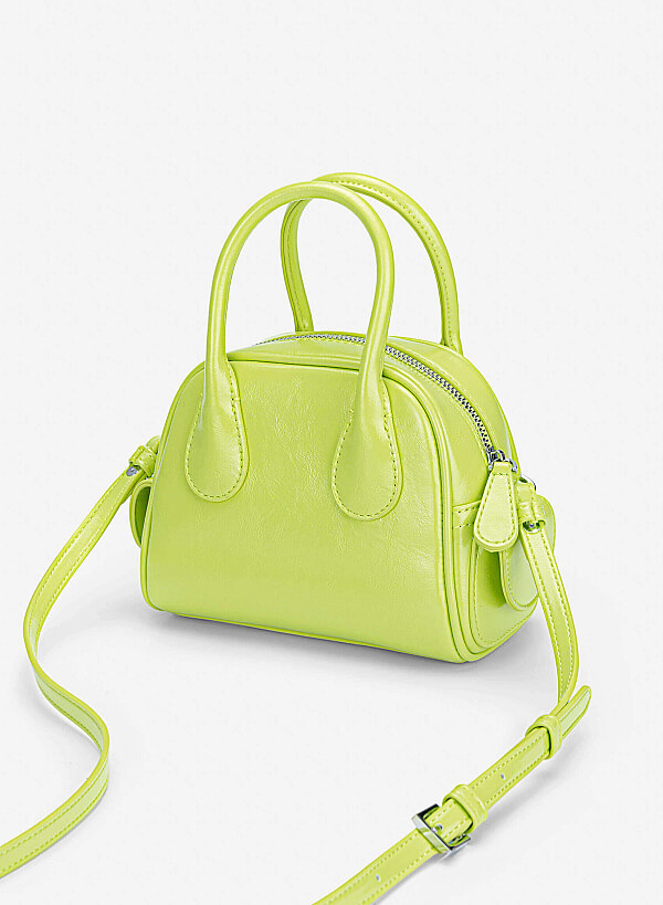 Tubular Strap Mini Handbag - TTE 0197 - Light Green - VASCARA