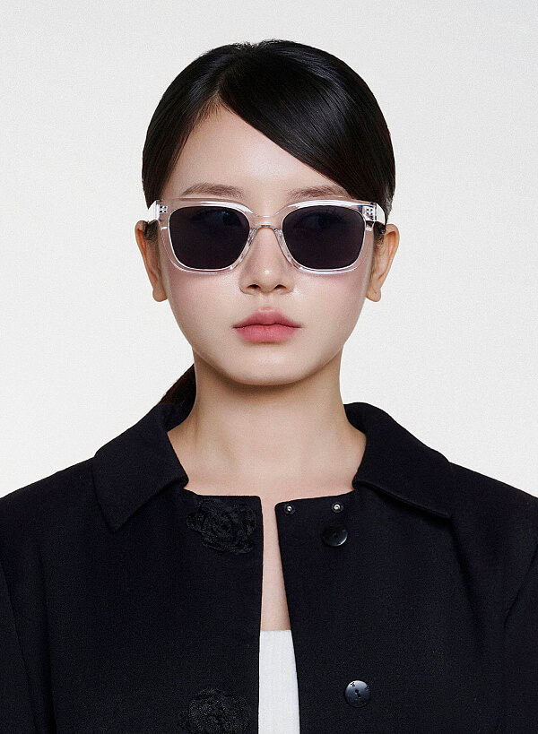 Kính mát dáng wayfarer Katniss - WAY 0072 - Màu trong suốt - VASCARA