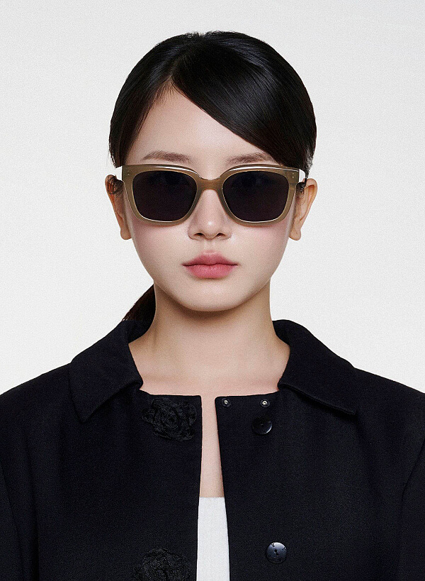 Kính mát dáng wayfarer Katniss - WAY 0072 - Màu be - VASCARA