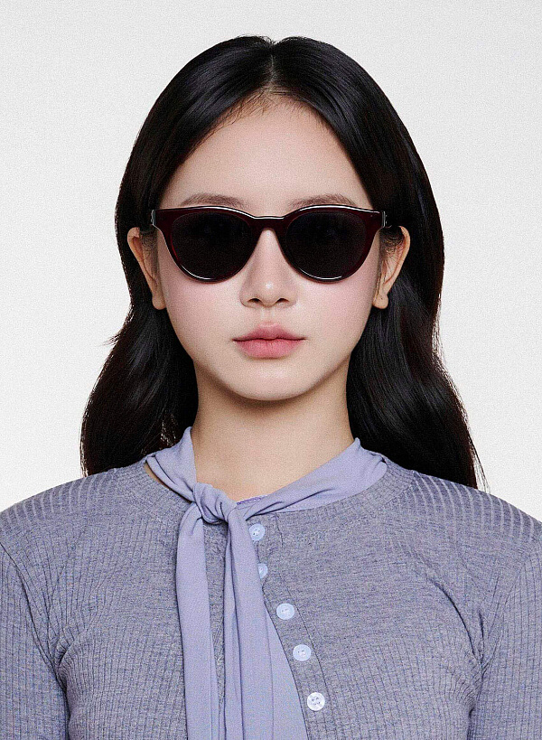 Kính mát dáng wayfarer Tiffany - WAY 0073 - Màu đỏ đậm - VASCARA