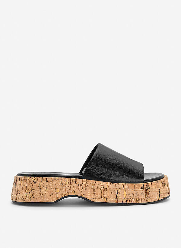 Guốc mules flatform