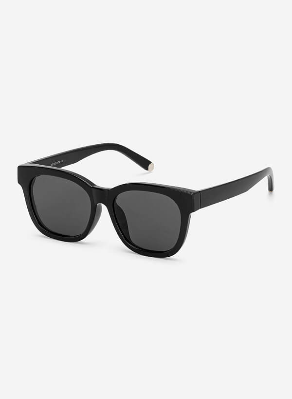 Kính mát dáng wayfarer Gina - WAY 0074 - Màu đen - VASCARA