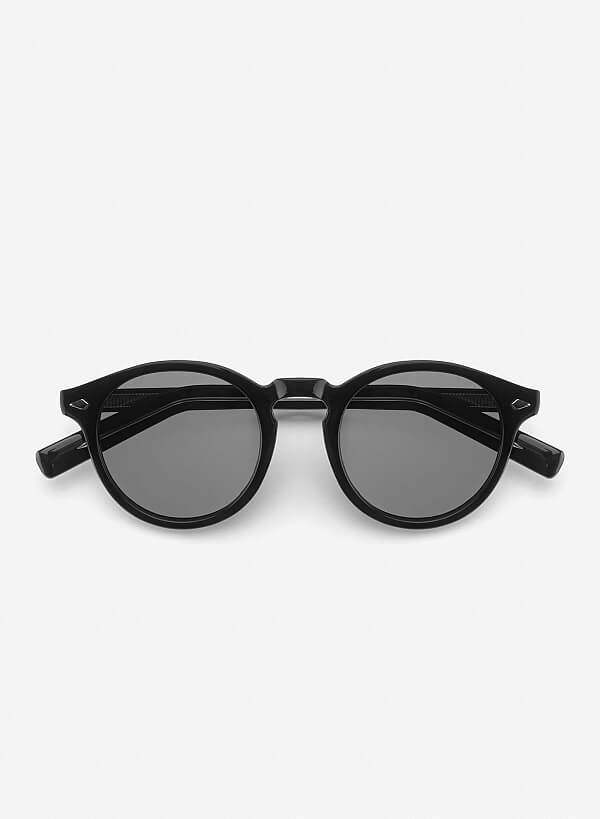 Kính mát dáng tròn Shade - ROU 0059 - Màu đen - VASCARA