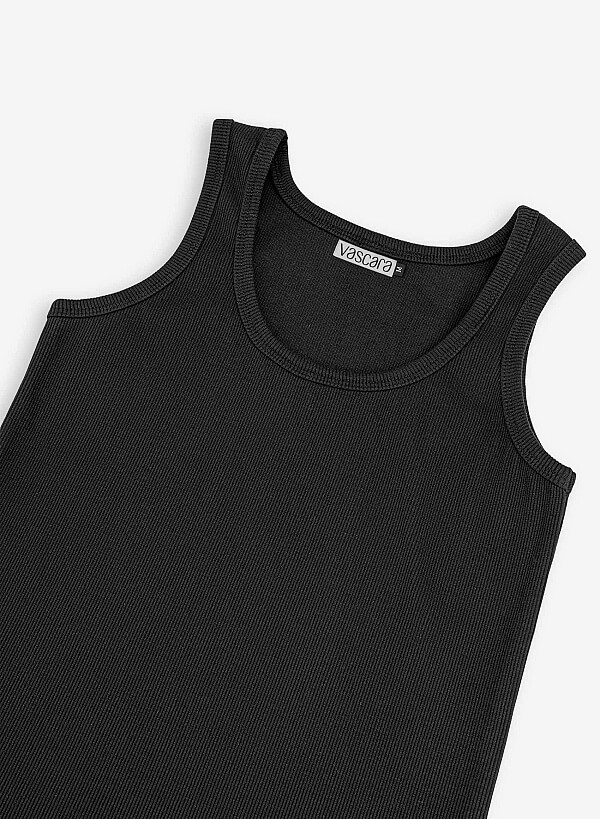 Áo tank top basic - SHI 0001 - Màu đen - VASCARA