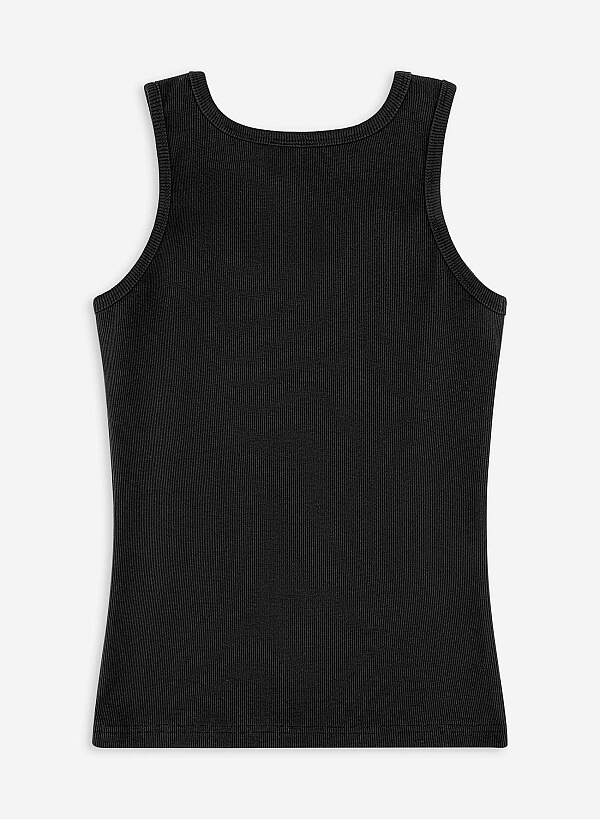 Áo tank top basic - SHI 0001 - Màu đen - VASCARA
