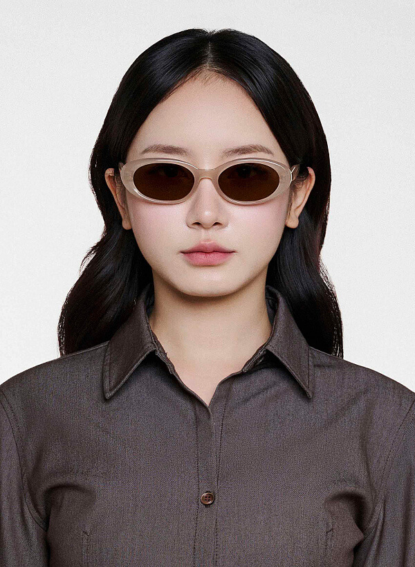Kính mát dáng tròn Selina - SPE 0027 - Màu hồng nhạt - VASCARA