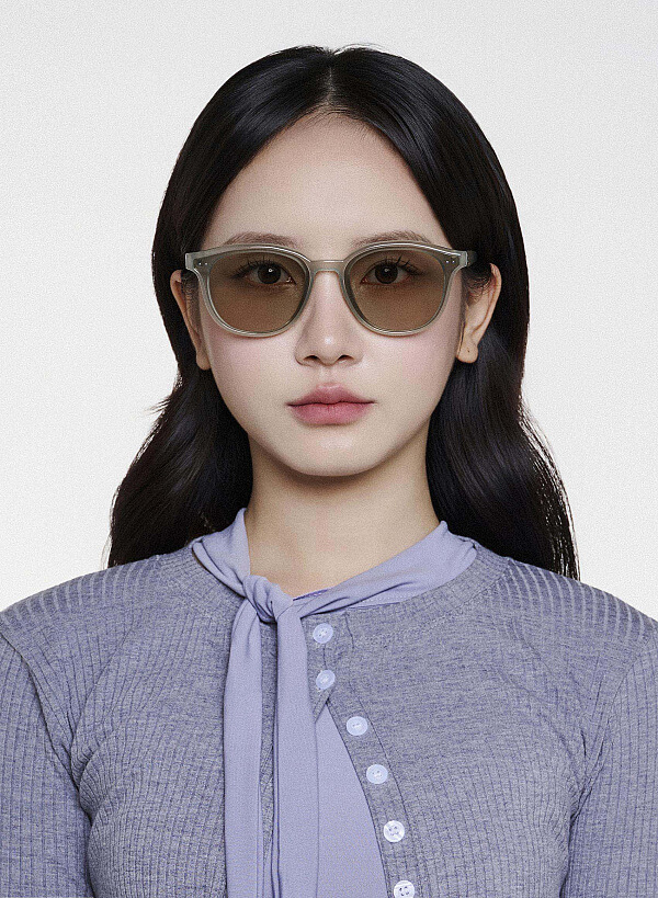 Kính mát dáng wayfarer Helen - WAY 0075 - Màu xanh lá - VASCARA