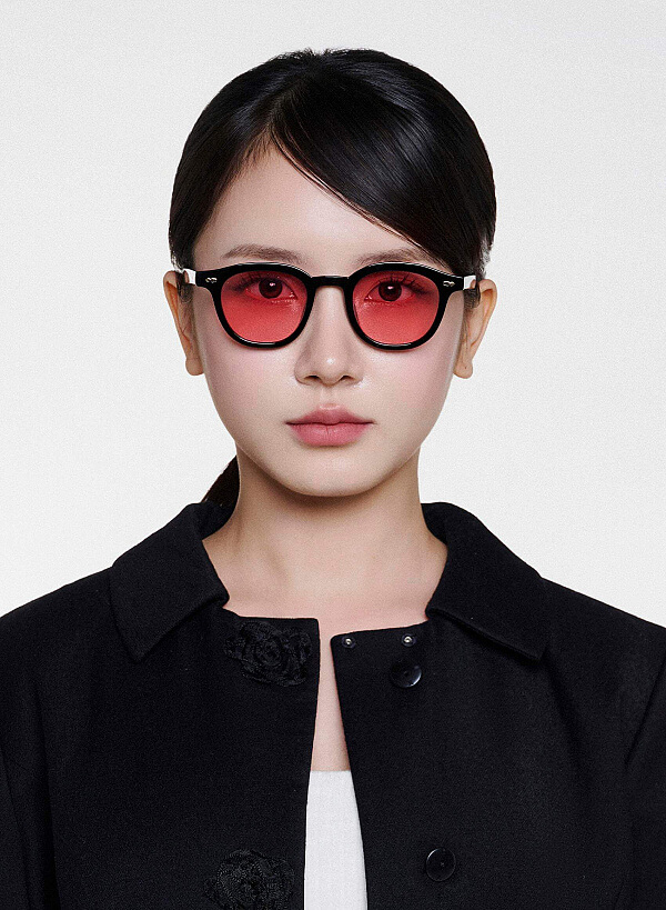 Kính mát dáng wayfarer Lizzie - WAY 0069 - Màu hồng - VASCARA