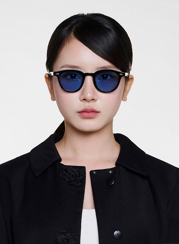 Kính mát dáng wayfarer Lizzie - WAY 0069 - Màu xanh da trời - VASCARA