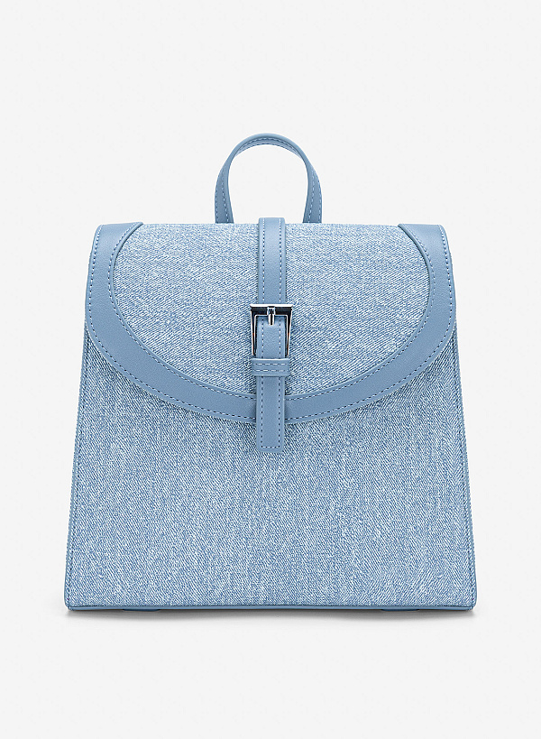 Balo nắp gập nhấn khóa gài kiểu