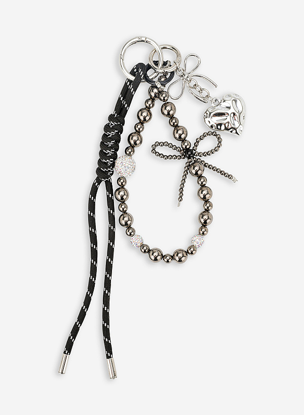 Charm dây kim loại đính hạt