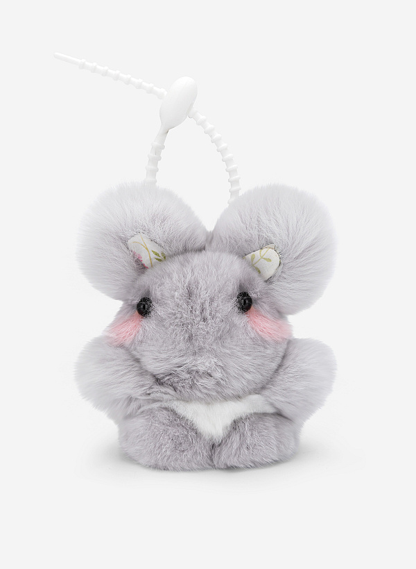 Charm thú bông lông xù