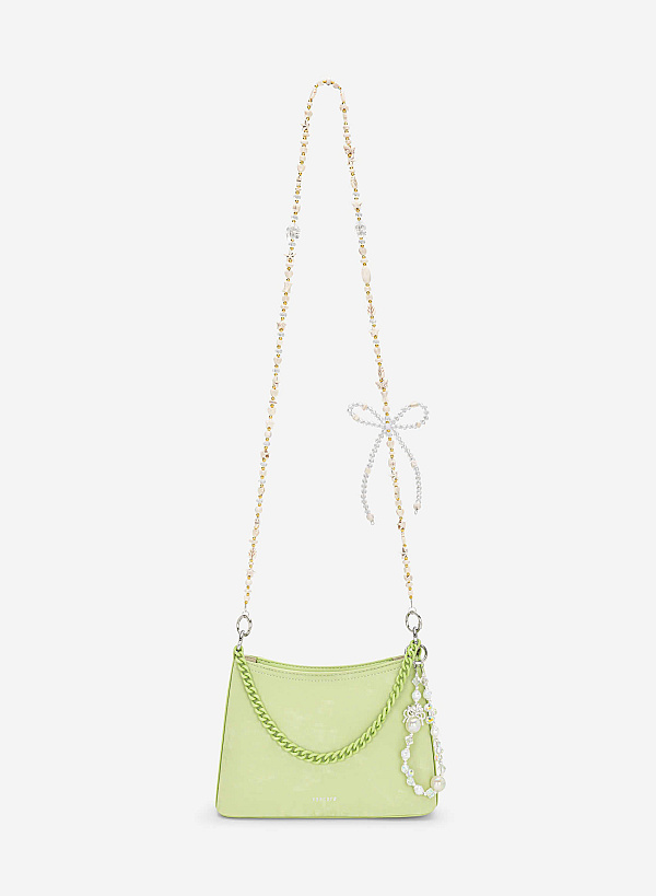 Dây đeo vàng phối nơ - STR 0009 - Màu vàng - VASCARA