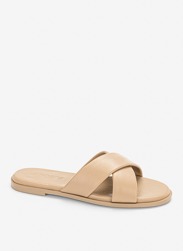 Dép quai đan bản rộng