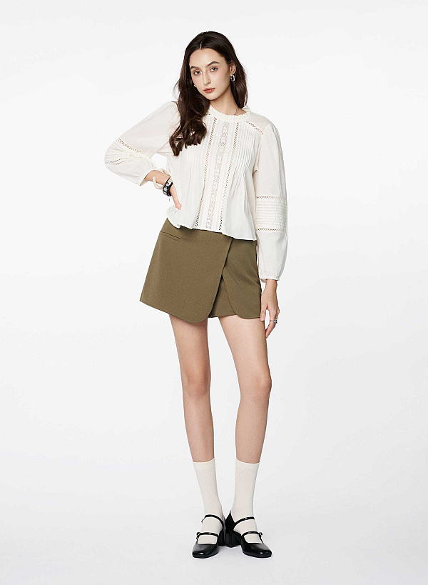 Giày gót trụ Mary Jane cut-out - BMN 0734 - Màu đen - VASCARA