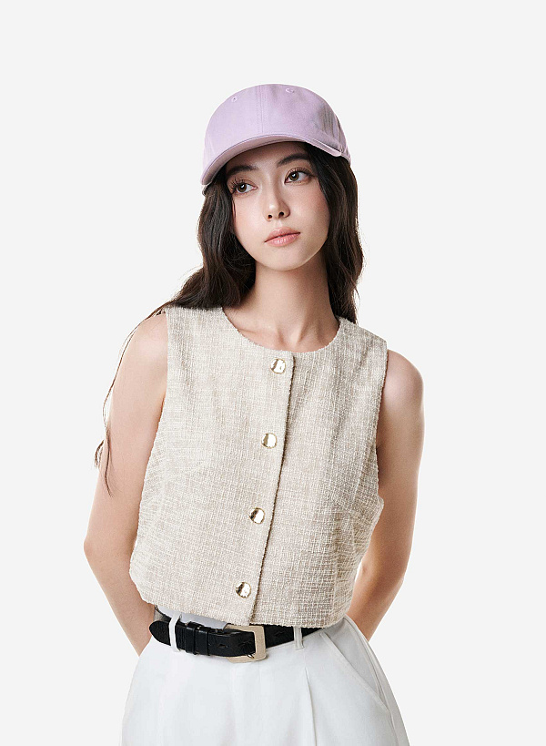 Nón lưỡi trai năng động màu trơn - WOC 0003 - Màu tím - VASCARA