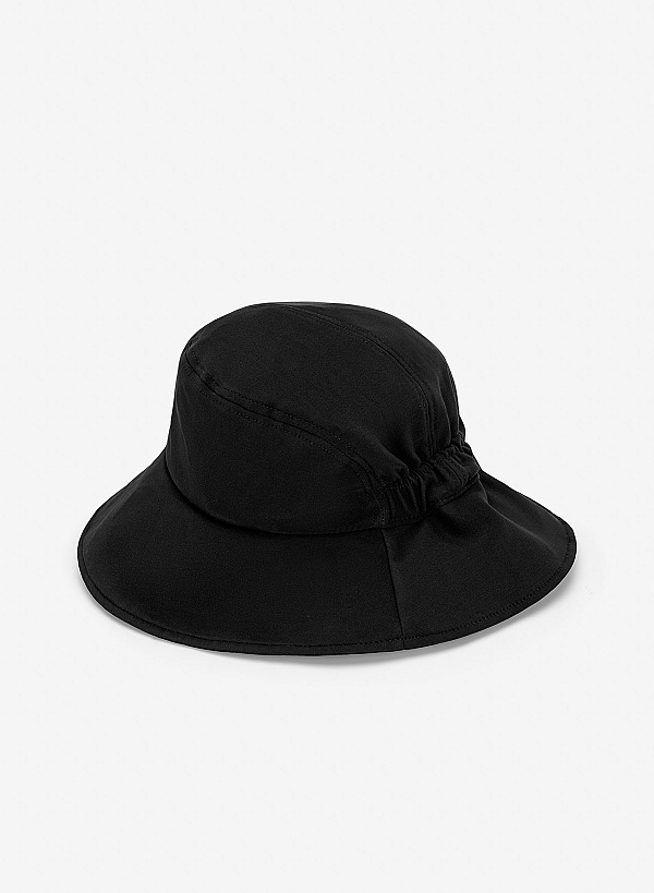 Nón rộng vành nhấn thắt rút