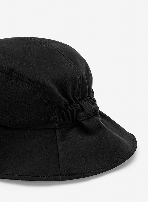 Nón rộng vành nhấn thắt rút