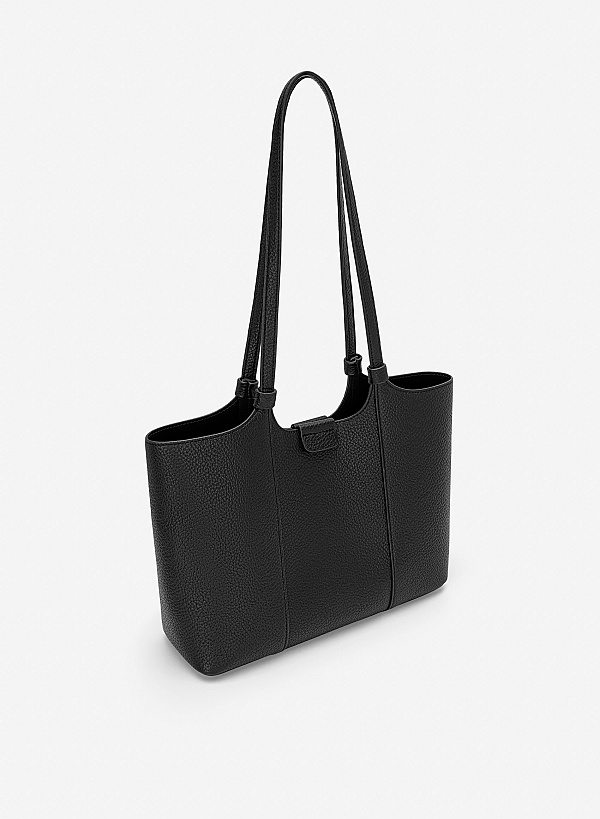 Túi đeo vai casual tối giản - TOT 0208 - Màu đen - VASCARA