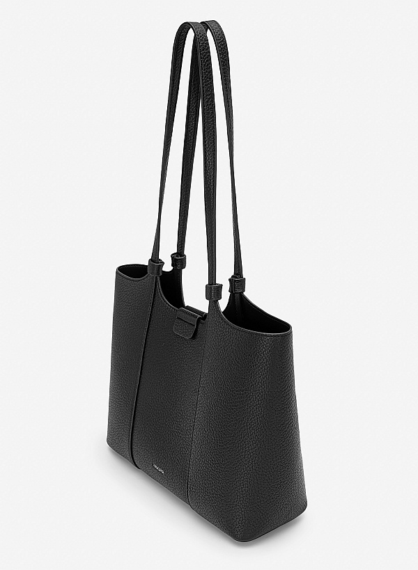 Túi đeo vai casual tối giản - TOT 0208 - Màu đen - VASCARA