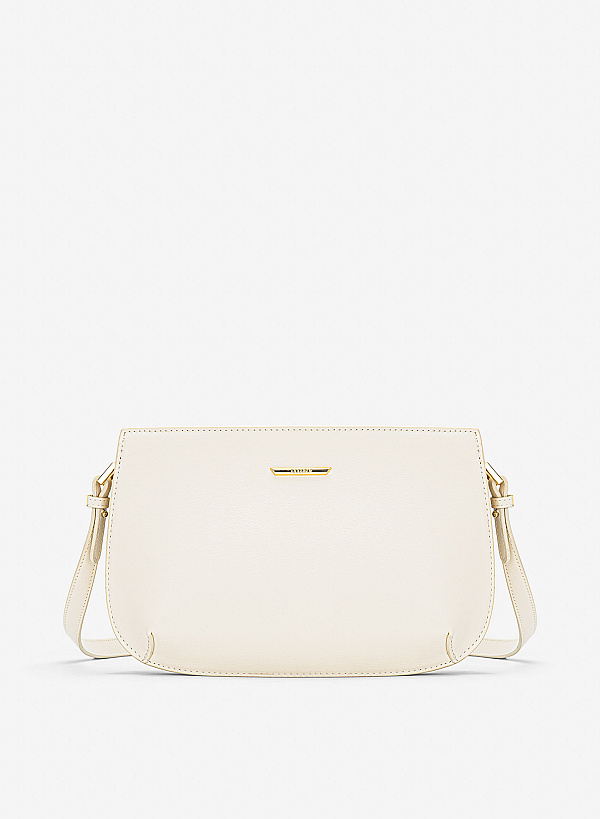 Túi đeo vai ngăn đôi vân sọc