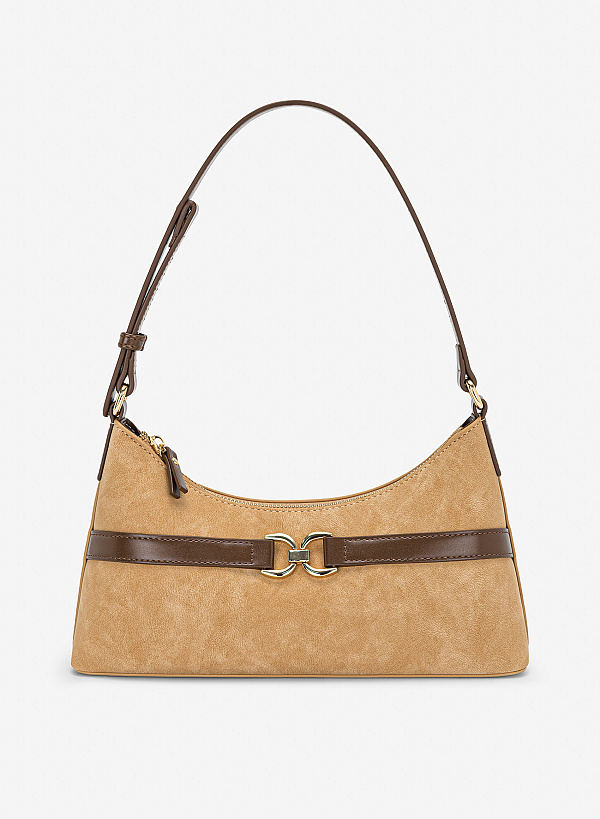 Túi đeo vai nhấn khóa thanh lịch