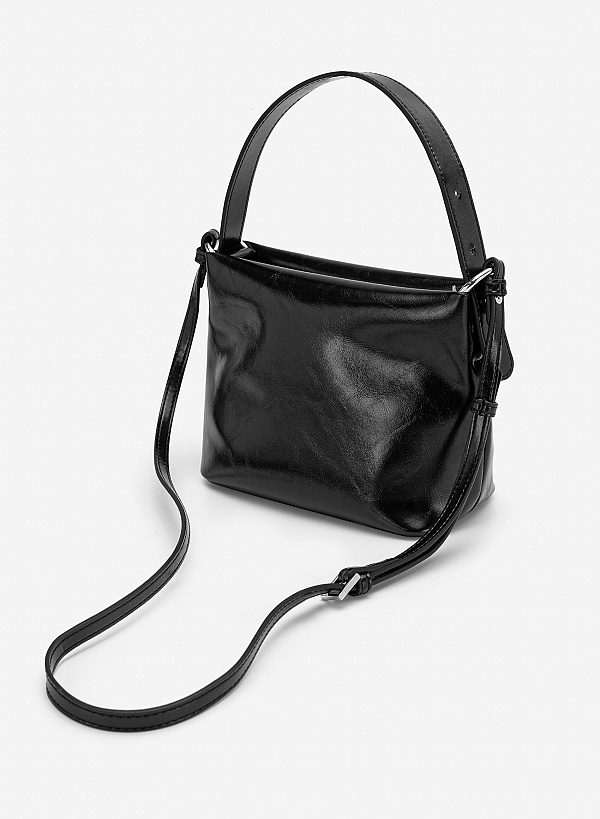 Túi xách tay mini tối giản - TOT 0206 - Màu đen - VASCARA