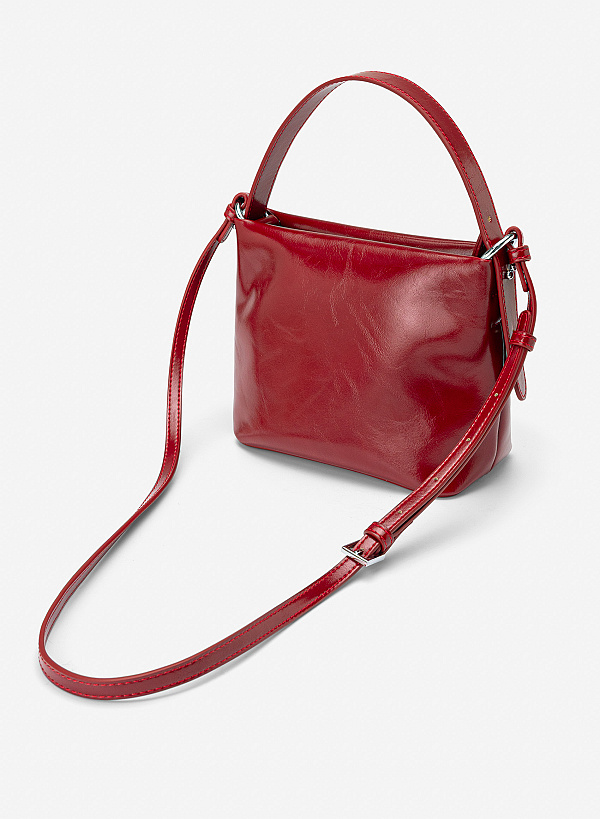 Túi xách tay mini tối giản - TOT 0206 - Màu đỏ - VASCARA