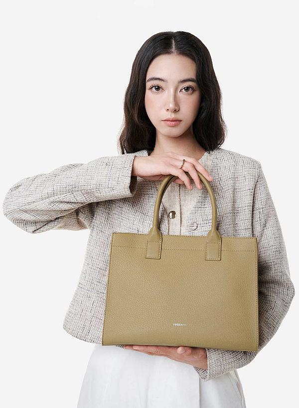 Túi xách tay quai đôi tối giản