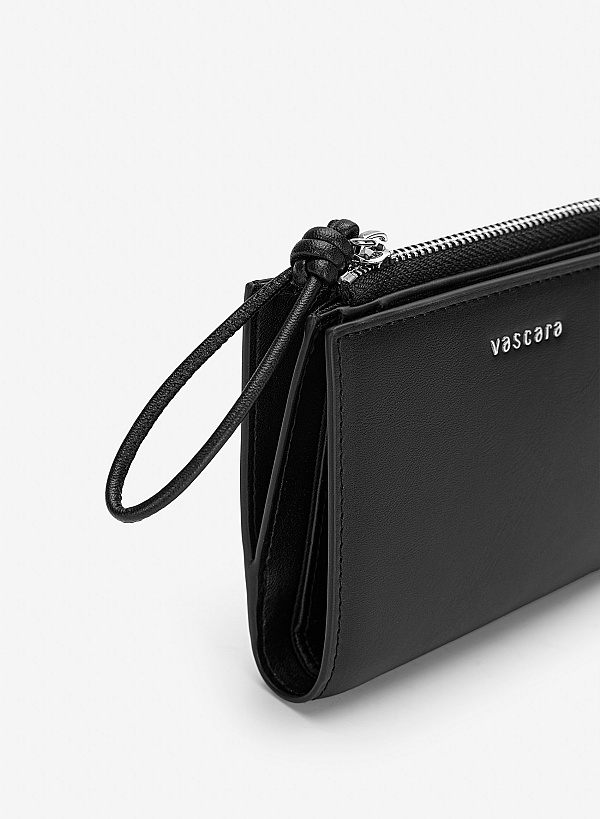 Ví cầm tay nhấn dây quai thắt nút - WAL 0332 - Màu đen - VASCARA
