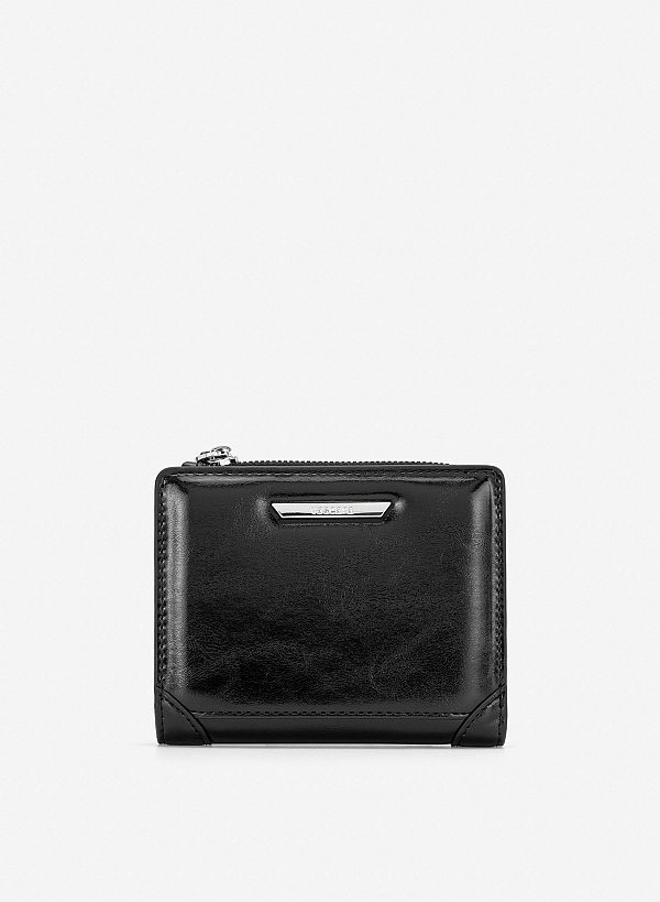 Ví mini nhấn viền góc cá tính