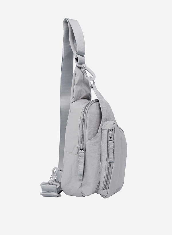 Túi bao tử SLING CROSS BAG - CRO 0003 - Màu xám - VASCARA