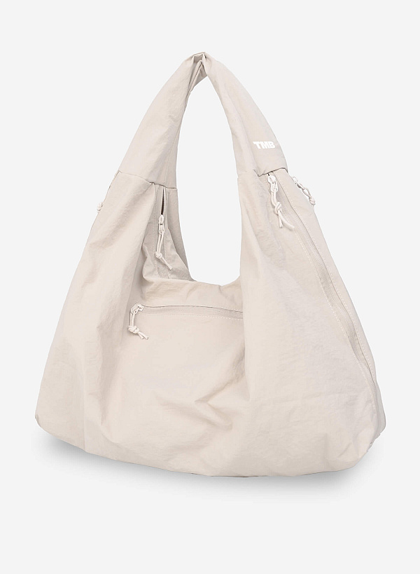 Túi tote size lớn BINDLE TOTE BAG - SHO 0004 - Màu kem - VASCARA