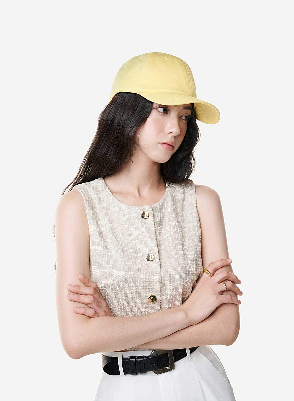 Nón lưỡi trai năng động màu trơn