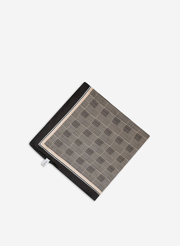 Khăn đa năng họa tiết kẻ sọc - ACC 0053 - Màu nâu - VASCARA