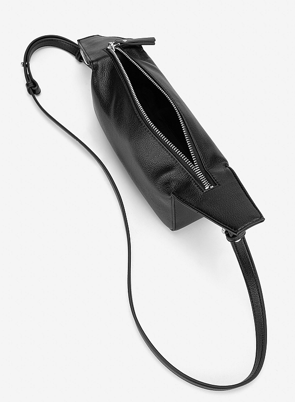 Clutch cầm tay nhấn khóa tinh xảo - CLU 0142 - Màu đen - VASCARA