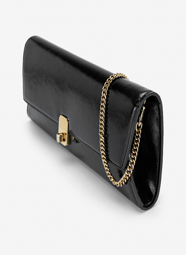 Clutch cầm tay thanh lịch - CLU 0143 - Màu đen - VASCARA