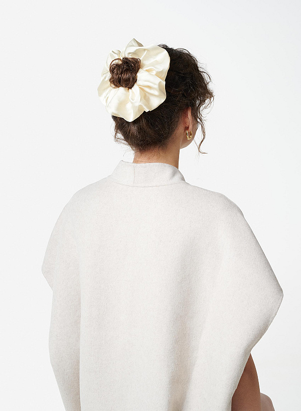 Dây buộc tóc lụa đơn sắc