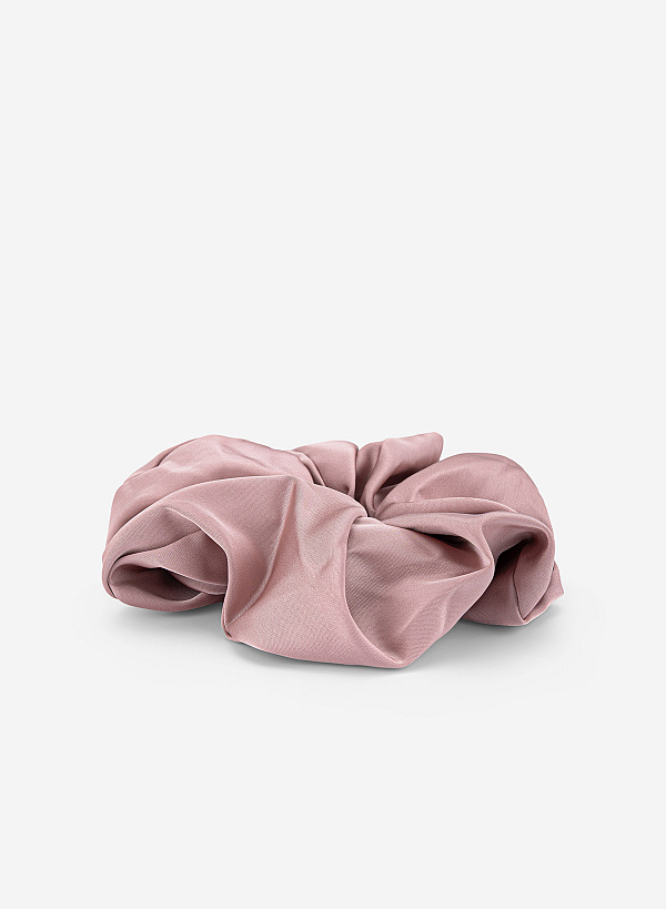 Dây buộc tóc lụa đơn sắc - ACC 0040 - Màu nâu - VASCARA