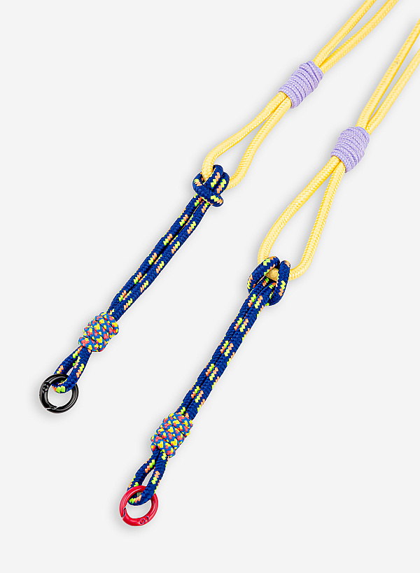 Dây đeo họa tiết phối màu vàng đen - STR 0010 - Màu vàng - VASCARA