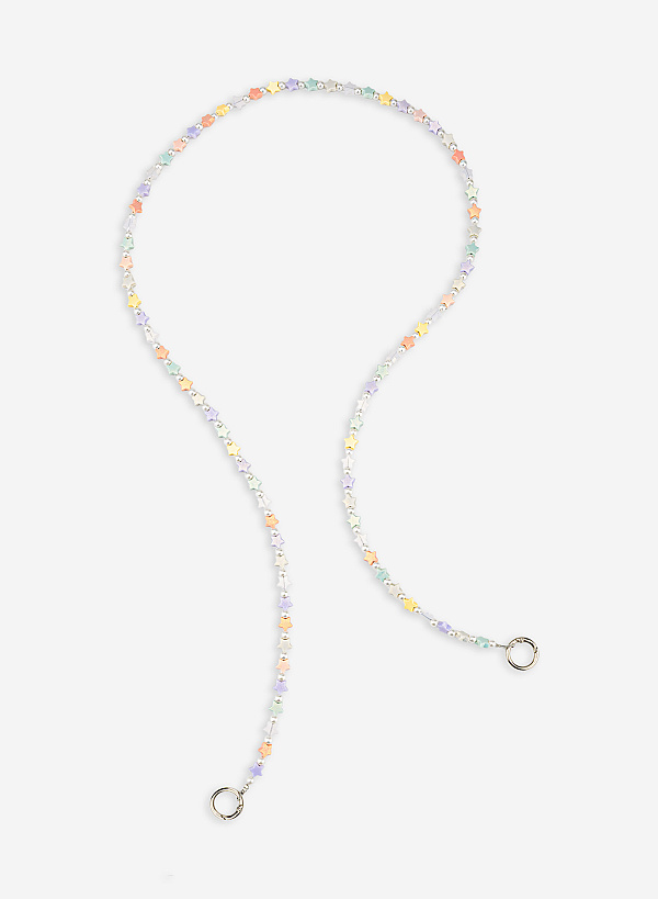 Dây đeo phối hạt ngôi sao đa sắc