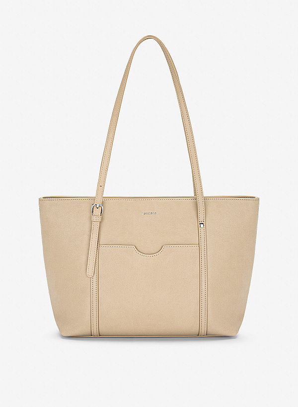 Túi đeo vai nhấn khóa gài trang trí