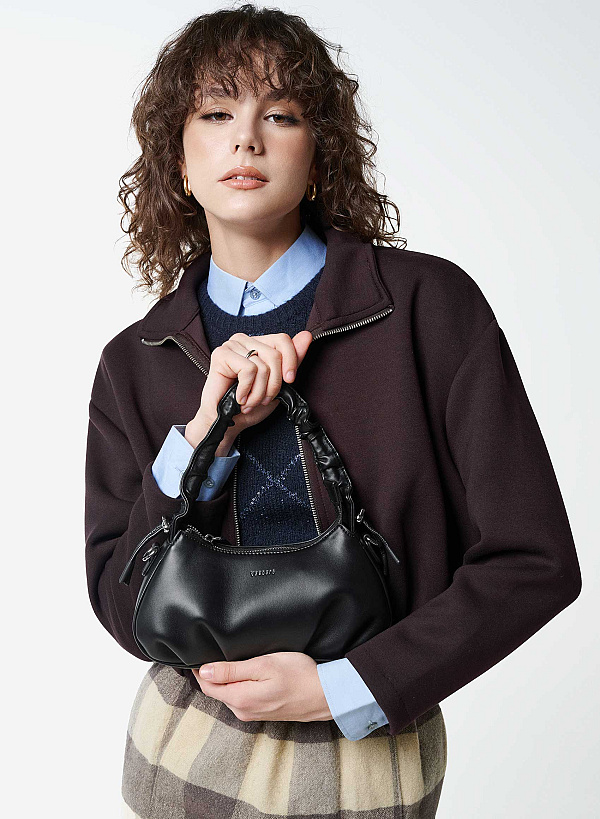 Túi xách tay nhấn quai rút